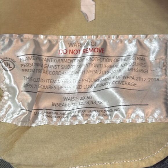 CODY JAMES MEN'S FR SLIM Boot WORK JEANS C2 - Picture 11 of 11